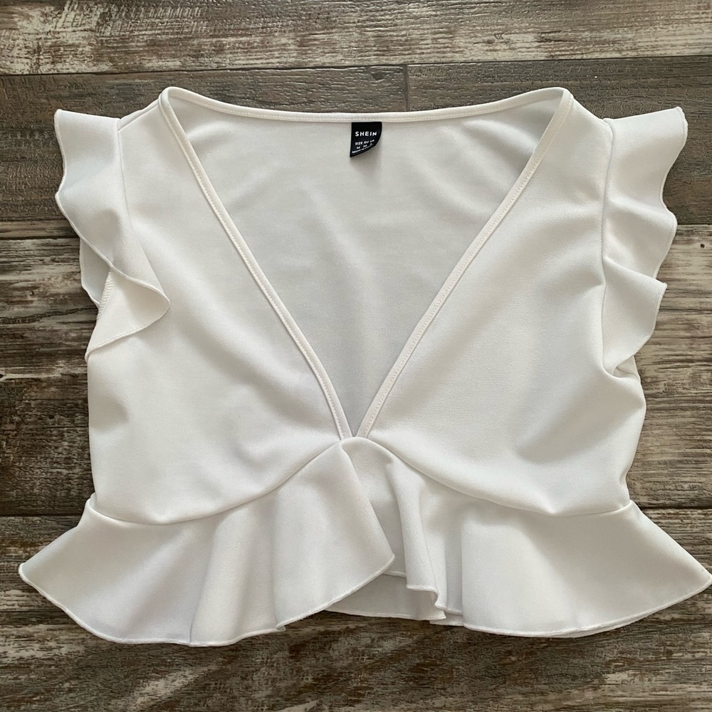 Ruffled Crop Top